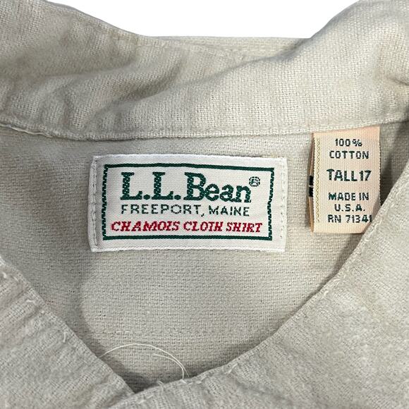 Vintage L.L. Bean Long Sleeve Button Up - Picture 7 of 7